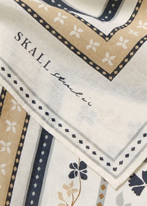 Skall floral scarf Ivory Skall Studio 